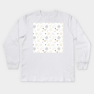 Cute Christmas Pattern - Christmas Baubles Happy Merry Christmas Christmas wrapping paper Cute Santa Claus Pattern Cute Xmas 25th December Dragonfly Christmas Tree Holiday Time Kids Long Sleeve T-Shirt